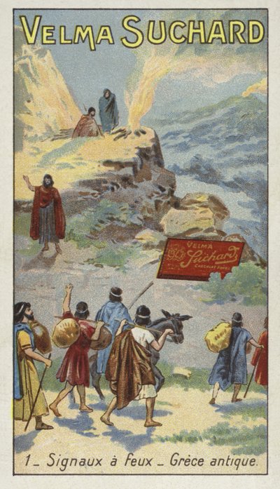 Signalisation par le feu, Grèce antique - European School